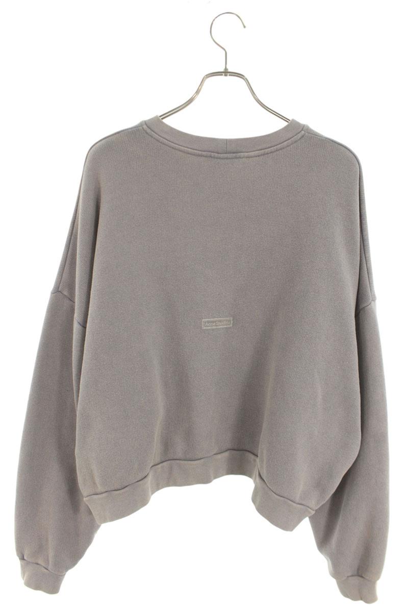 Acne Studios Well-Washed Crewneck Sweatshirt Purple Size XS