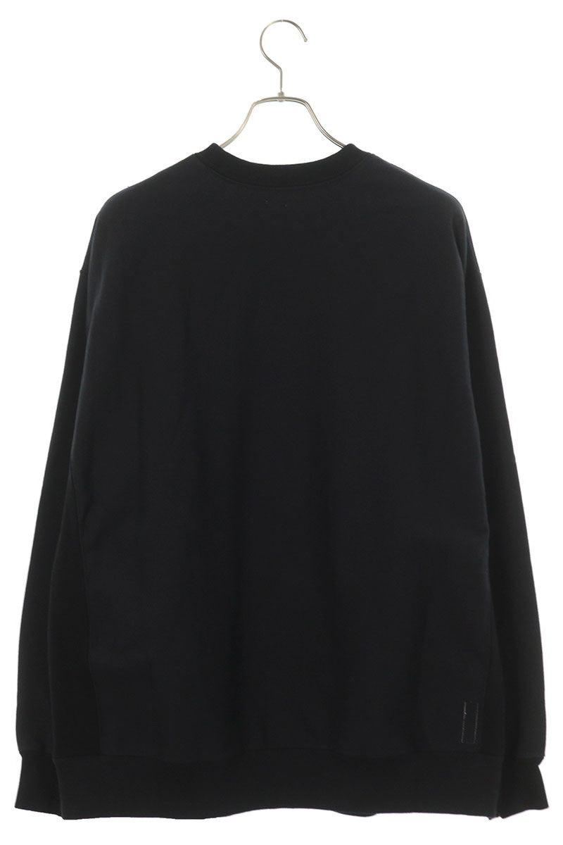 SEQUEL 25SS Logo Print Sweatshirt Black Size XL