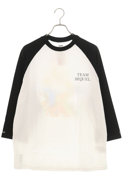 SEQUEL 24AW Simpsons Print Long Sleeve T-Shirt White Size M