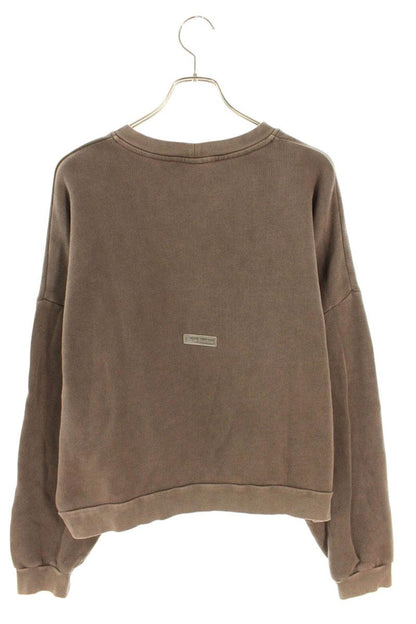 Acne Studios Logo Patch Crewneck Sweatshirt Brown Size XXS