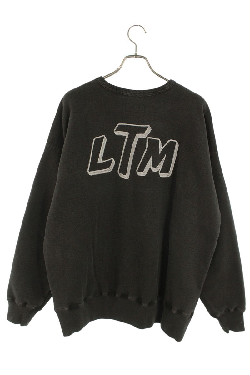LASTMAN 25AW Logo Embroidered Crewneck Sweatshirt Size XL