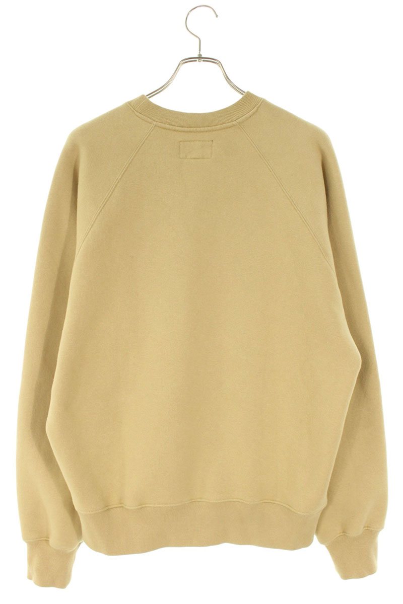 STUSSY Crewneck Sweatshirt Beige Size L