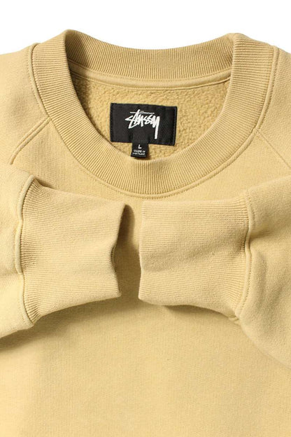 STUSSY Crewneck Sweatshirt Beige Size L