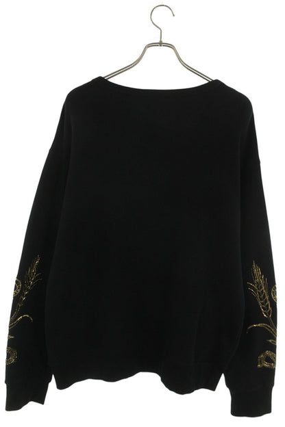 GUCCI Sleeve Logo Print Sweatshirt Black Size L
