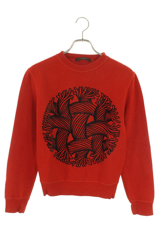 Christopher Nemeth x Louis Vuitton Print Crewneck Sweatshirt Red Size S