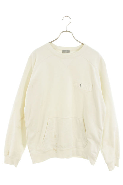 DIOR x KAWS 21AW Logo Embroidered Cotton Sweatshirt Size XL