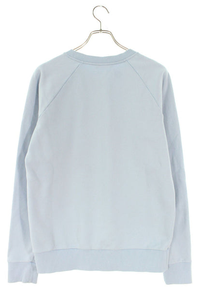Balmain Logo Print Crewneck Sweatshirt Blue Size S