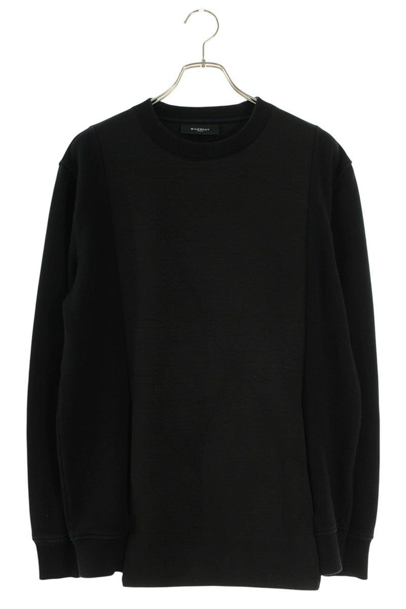 GIVENCHY Fabric Block Crewneck Sweatshirt Black Size M