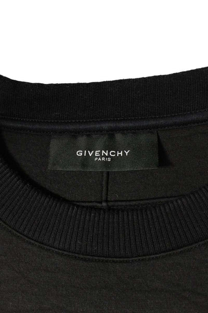 GIVENCHY Fabric Block Crewneck Sweatshirt Black Size M