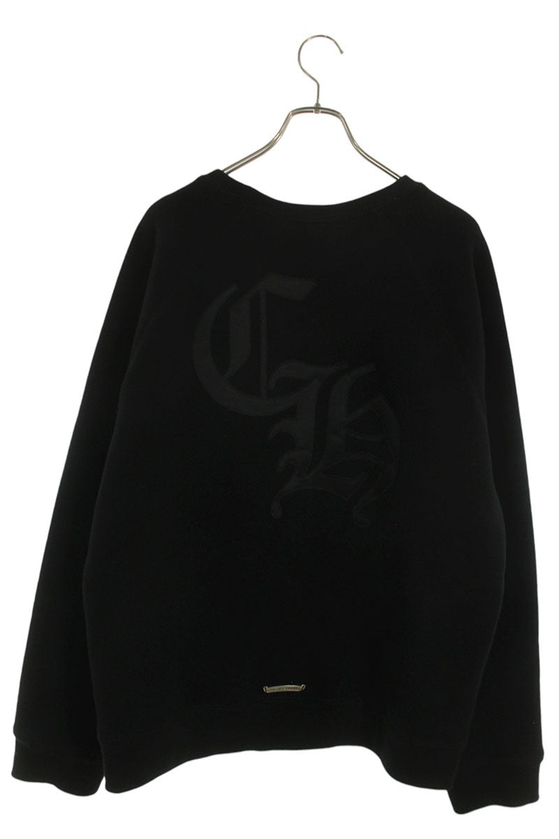 Chrome Hearts Back CH Logo Embroidered Sweatshirt Size XL
