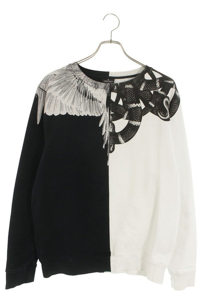 MARCELO BURLON Graphic Crewneck Sweatshirt Size S
