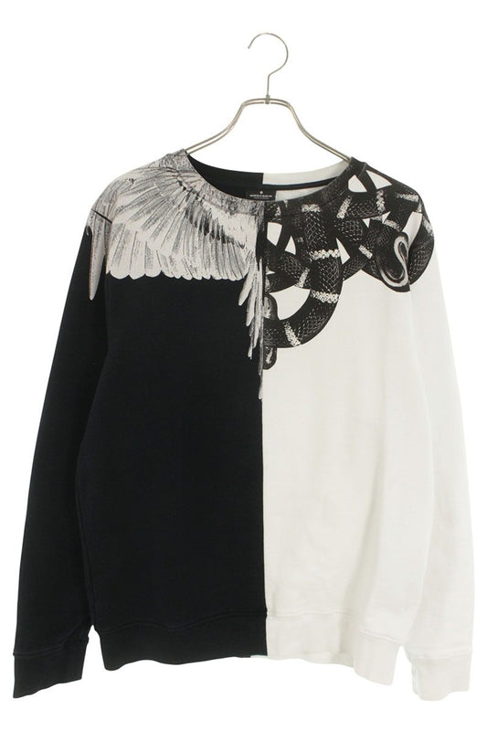 MARCELO BURLON Graphic Crewneck Sweatshirt Size S