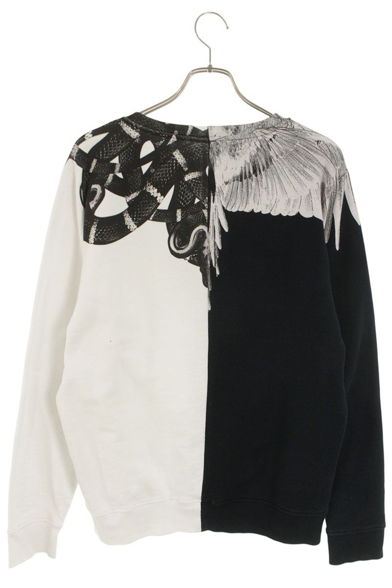 MARCELO BURLON Graphic Crewneck Sweatshirt Size S