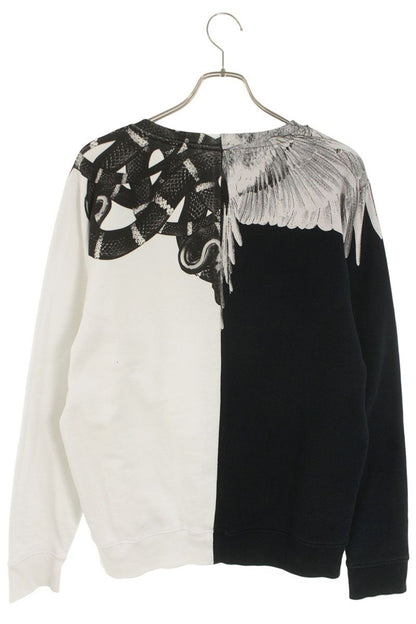 MARCELO BURLON Graphic Crewneck Sweatshirt Size S