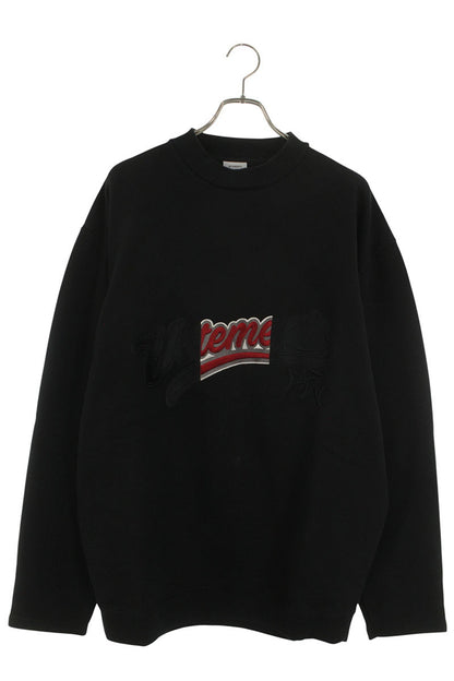 Vetements 17AW Logo Oversized Sweatshirt Black Size S