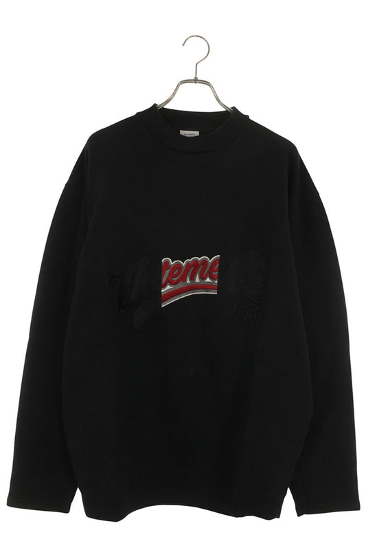 Vetements 17AW Logo Oversized Sweatshirt Black Size S
