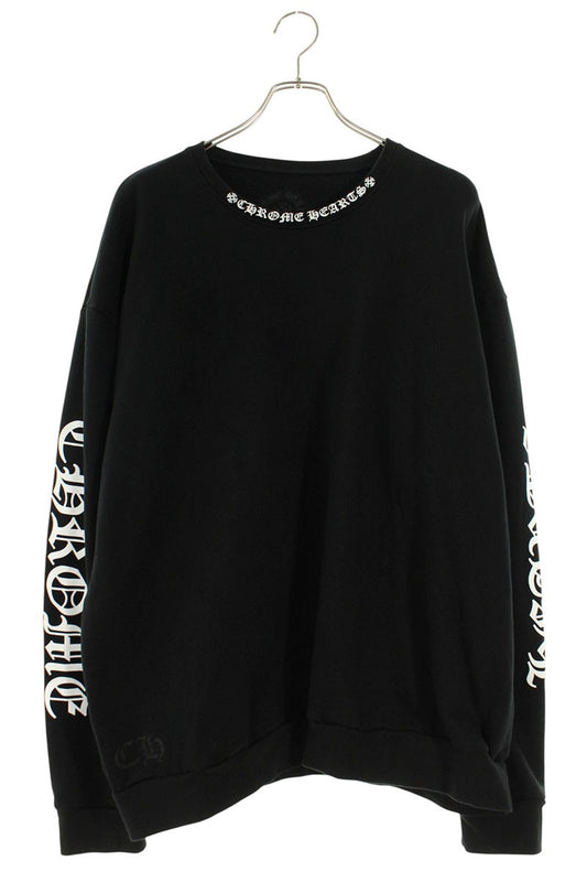 Chrome Hearts SWTSHRT PLVR Neck Logo Print Crewneck Size XL