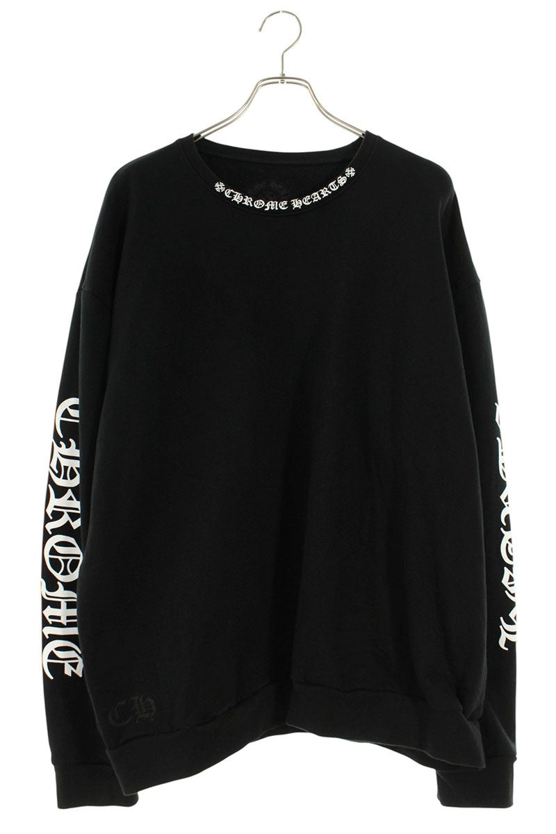 Chrome Hearts SWTSHRT PLVR Neck Logo Print Crewneck Size XL