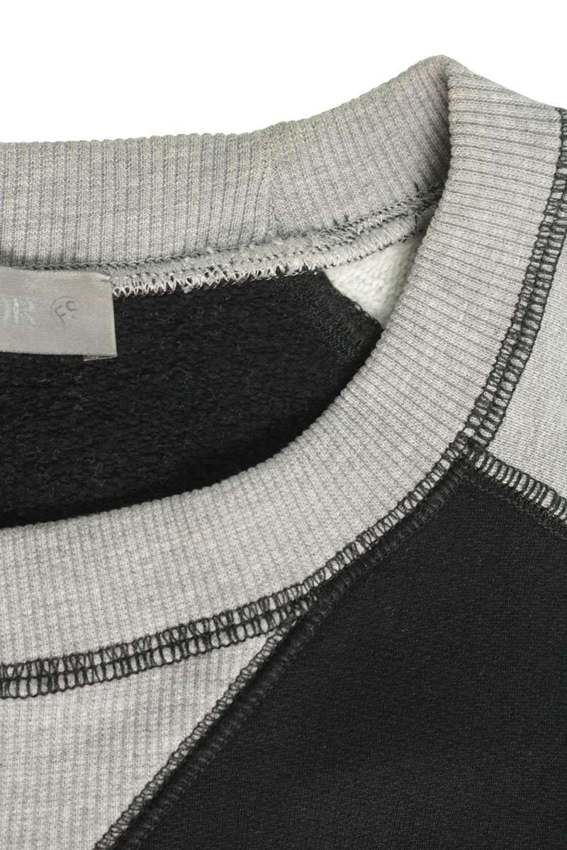 DIOR Atelier Embroidered Logo Sweatshirt Black/Gray Size L