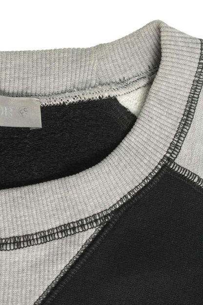 DIOR Atelier Embroidered Logo Sweatshirt Black/Gray Size L