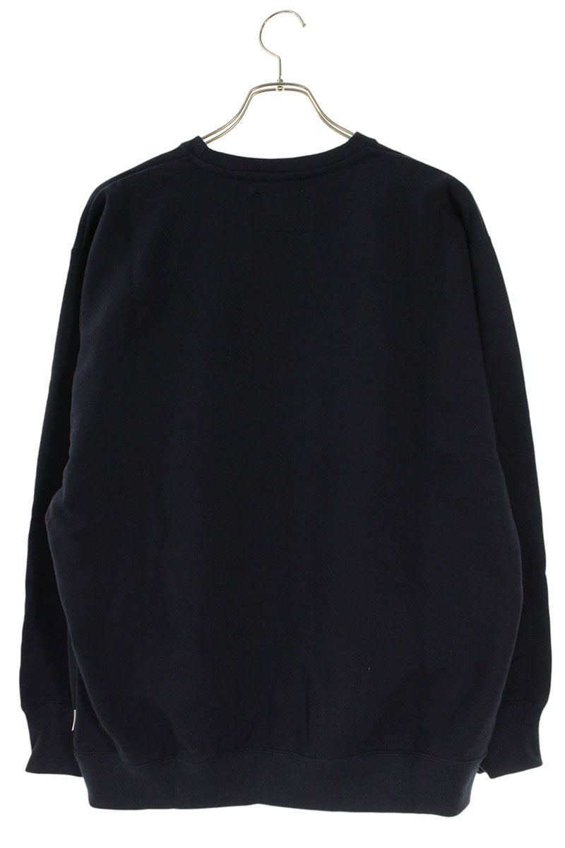 Wtaps 23SS Logo Print Sweatshirt Blue Size S