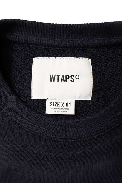 Wtaps 23SS Logo Print Sweatshirt Blue Size S