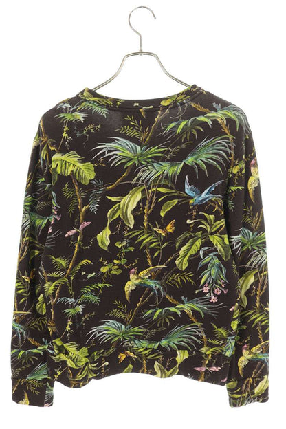 GUCCI Tropical Print Felt Cotton Sweatshirt Size XS
