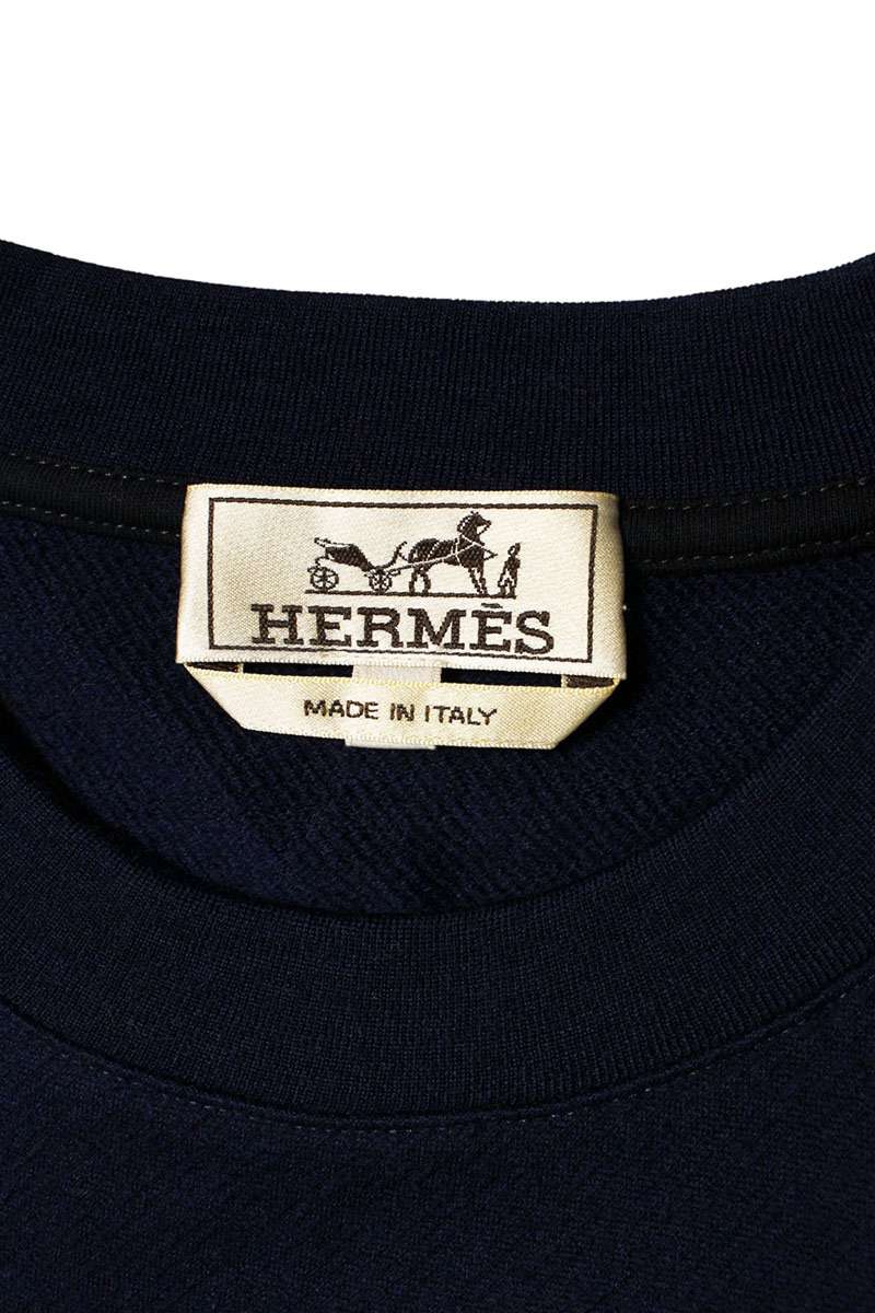 Hermes Sweatshirt Blue Size L