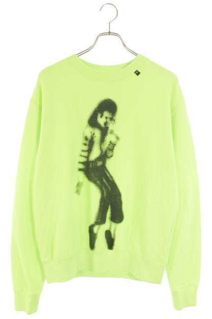 OFF-WHITE 19SS Artist Print Cotton Sweatshirt Light Size M