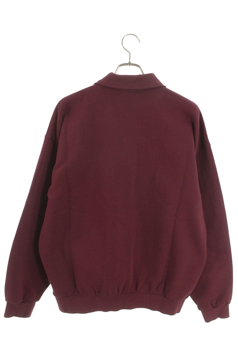 VETEMENTS 26SS Distressed Logo Polo Sweatshirt Size XS