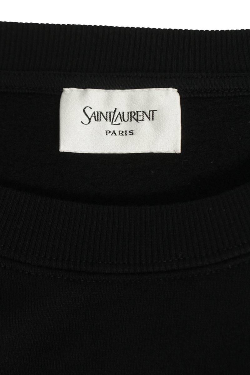 SAINT LAURENT PARIS Cassandra Embroidered Crewneck Size L
