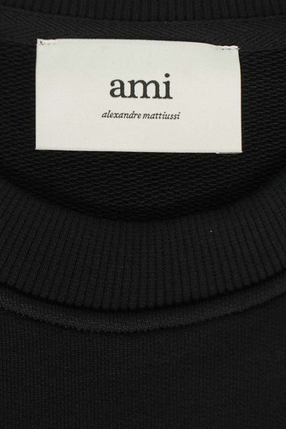 AMI 26SS Embroidered Sweatshirt Black Size L
