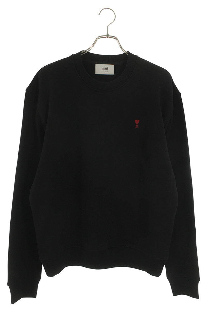 AMI 26SS Embroidered Sweatshirt Black Size XL