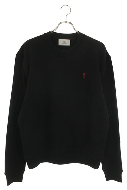 AMI 26SS Embroidered Sweatshirt Black Size XL
