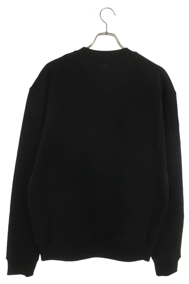 AMI 26SS Embroidered Sweatshirt Black Size XL