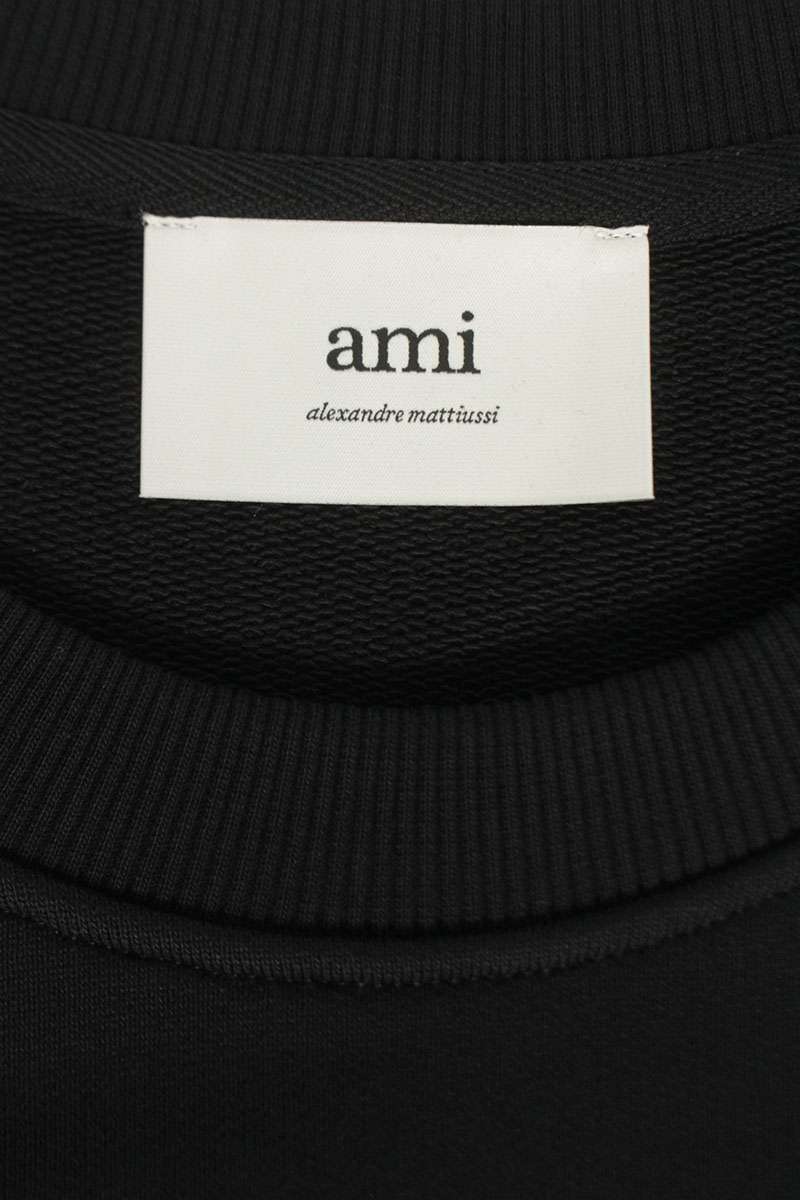 AMI 26SS Embroidered Sweatshirt Black Size XL