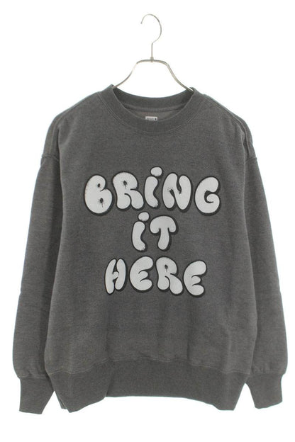 SEQUEL 25SS Logo Print Sweatshirt Gray Size S