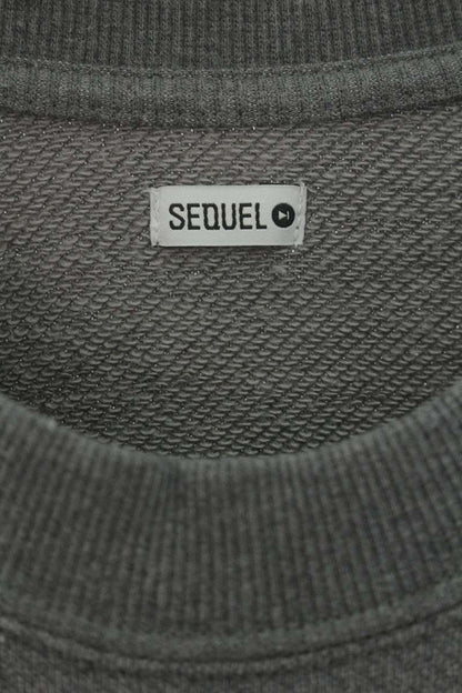 SEQUEL 25SS Logo Print Sweatshirt Gray Size S