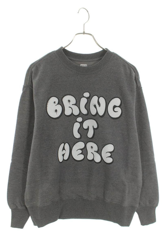 SEQUEL 25SS Logo Print Sweatshirt Gray Size M