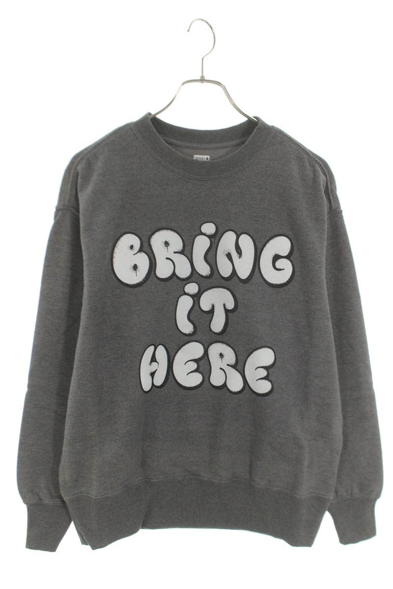SEQUEL 25SS Logo Print Sweatshirt Gray Size L