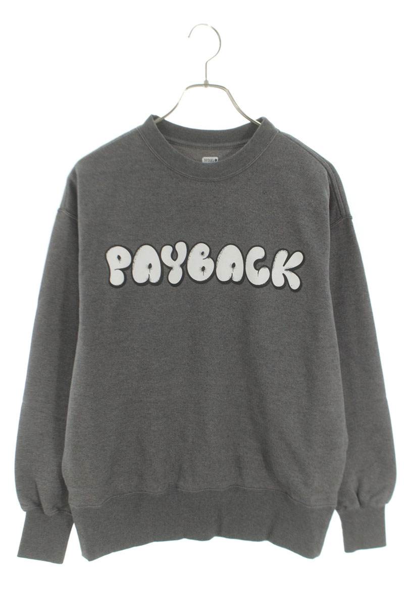 SEQUEL 25SS Logo Print Sweatshirt Gray 25SS-CS Size S