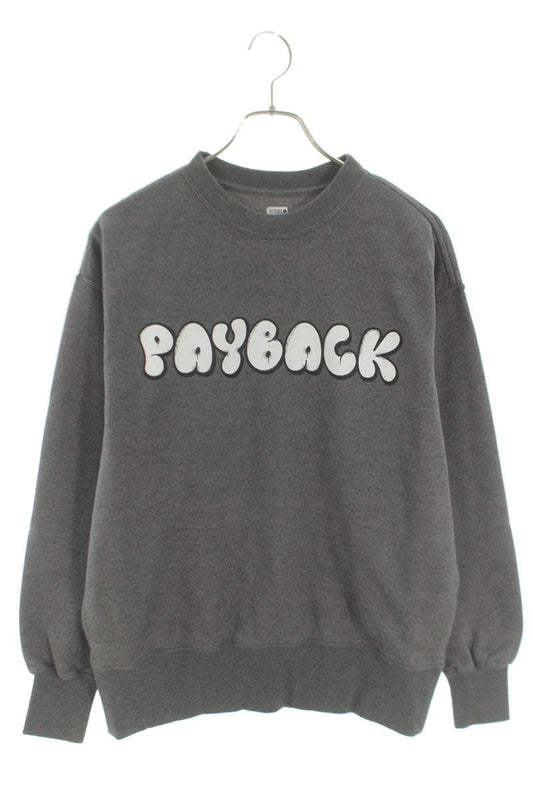 SEQUEL 25SS Logo Print Sweatshirt Gray 25SS-CS Size L