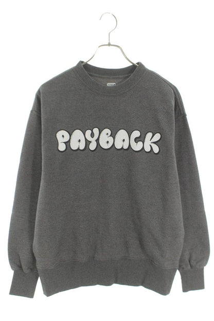 SEQUEL 25SS Logo Print Sweatshirt Gray Size XL
