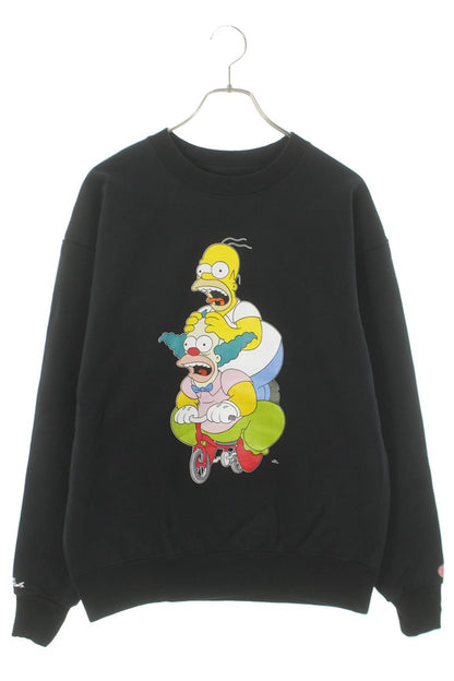 SEQUEL 24AW Simpsons Print Sweatshirt Black Size XL