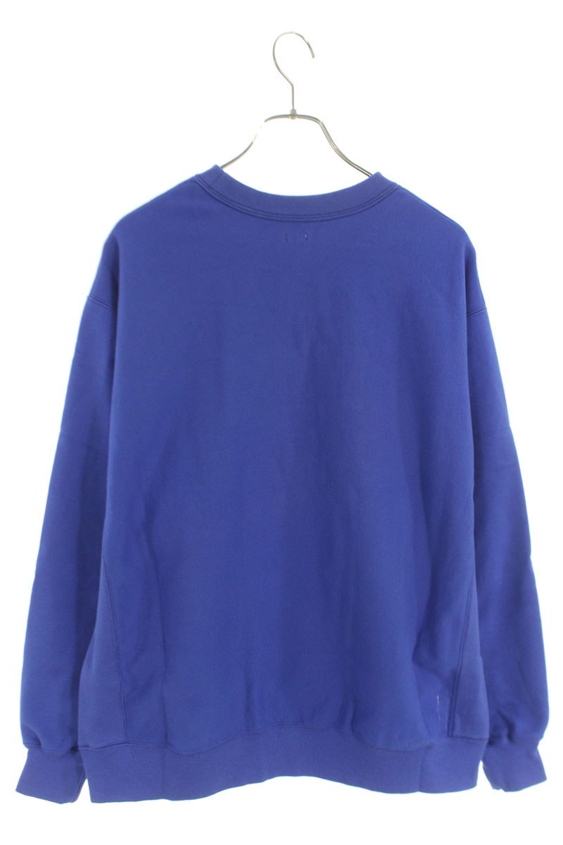 SEQUEL 25SS Logo Embroidered Sweatshirt Blue Size M