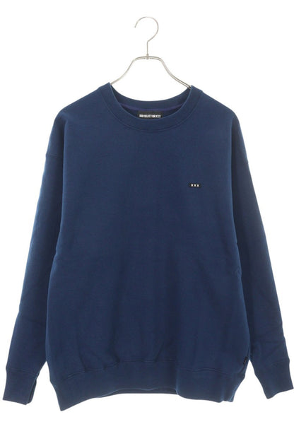 GOD SELECTION XXX Navy Cotton Logo Patch Sweatshirt Size M