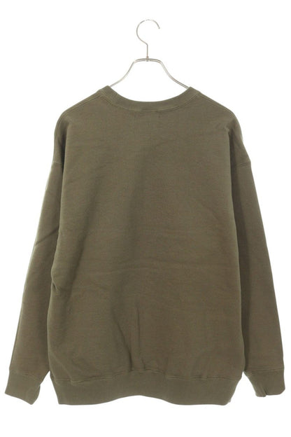 GOD SELECTION XXX Olive Cotton Logo Patch Sweatshirt Size M