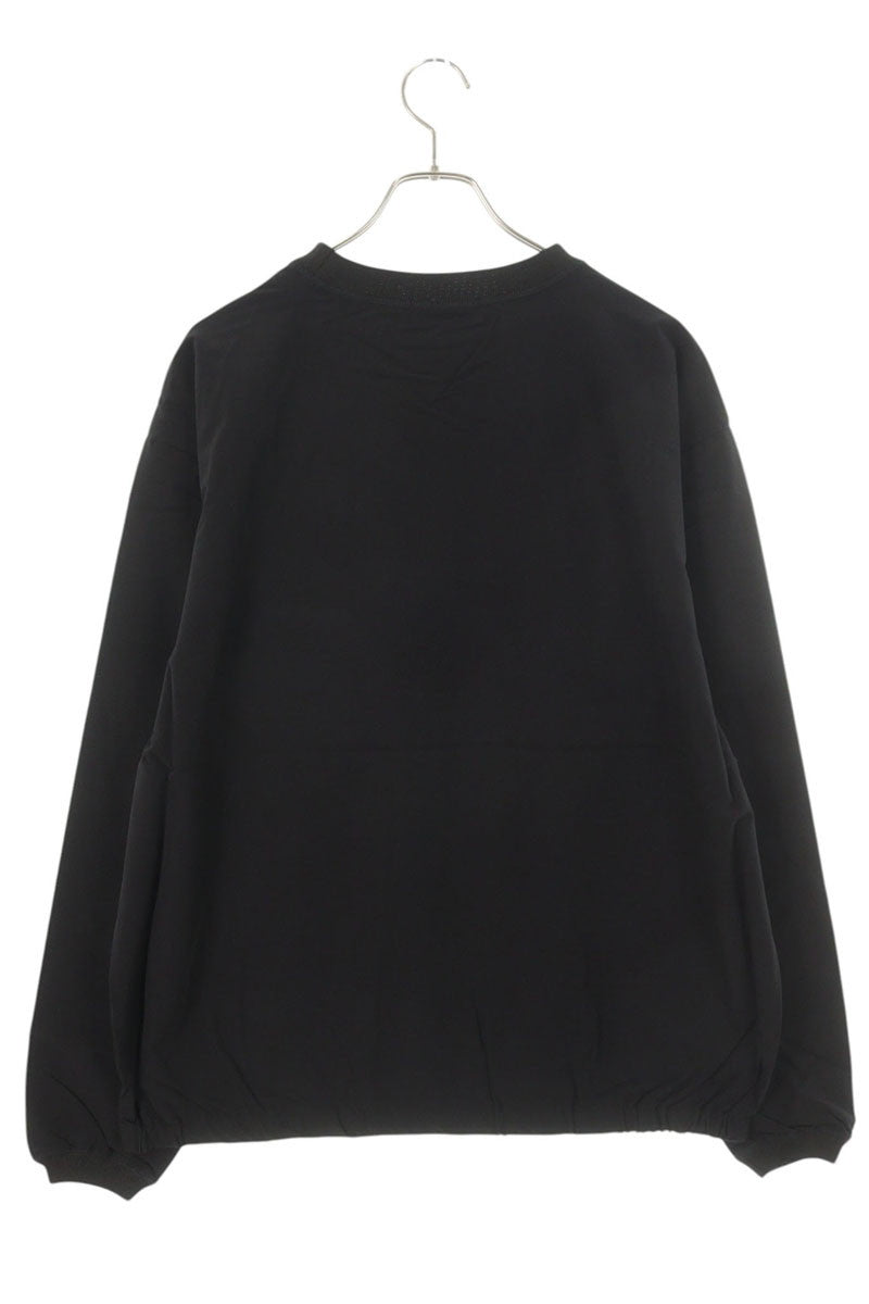 GOD SELECTION XXX Black Nylon Zip Pocket Sweatshirt Size M