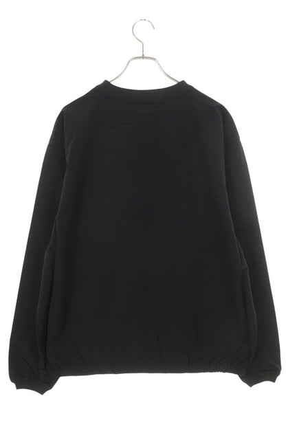 GOD SELECTION XXX Black Nylon Zip Pocket Sweatshirt Size M