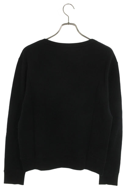 GUCCI Vintage Logo Print Crewneck Sweatshirt Black Size XS